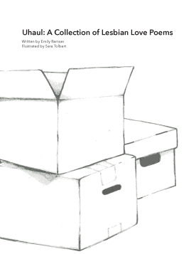Uhaul - A Collection of Lesbian Love Poems - Emily Ramser - Weasel Press